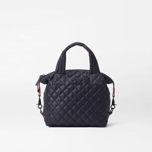 MZ Wallace Navy Quilted Tote